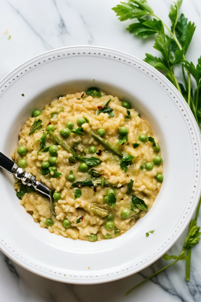 Nigella Pea And Asparagus Risotto Recipe