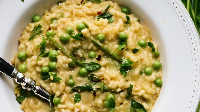 Nigella Pea And Asparagus Risotto Recipe