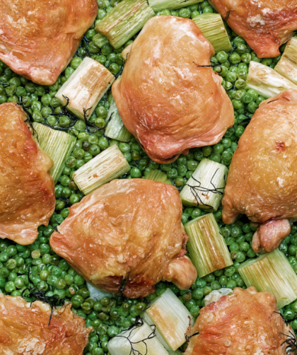 Nigella Chicken Pea Traybake​ Recipe