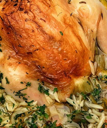 Nigella Chicken Orzo In Slow Cooker​ Recipe