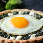 Nigella Galbani Mozzarella Egg and Spinach Tart