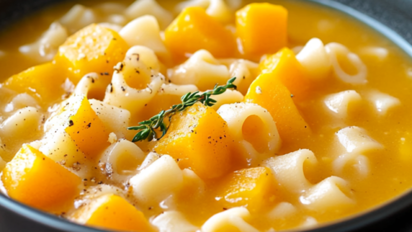 Nigella Butternut and Pasta Soup