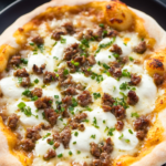 Nigella Galbani Mozzarella Ground Sausage And Onion Pizza