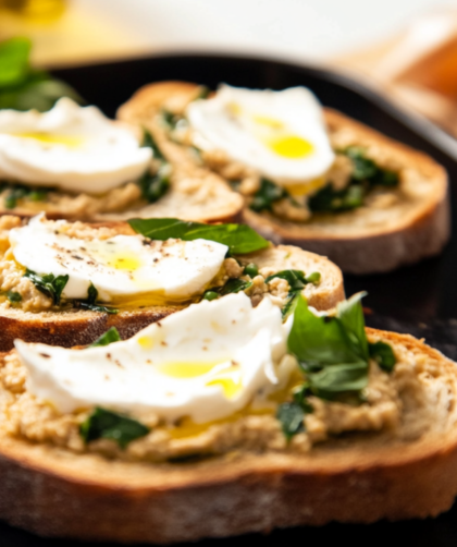 Nigella Lentil Hummus With Galbani Mozzarella Bruschetta