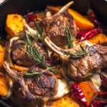 Nigella Lamb Cutlet, Sweet Potato & Galbani Mozzarella Tray Bake