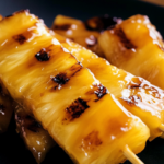 Nigella Caramelised Pineapple With Hot Chocolate Sauce