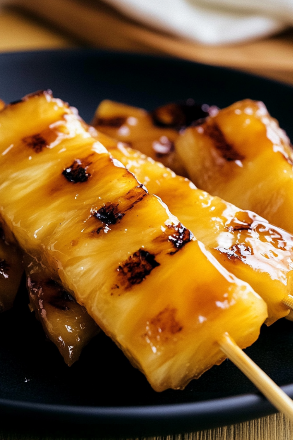 Nigella Caramelised Pineapple With Hot Chocolate Sauce