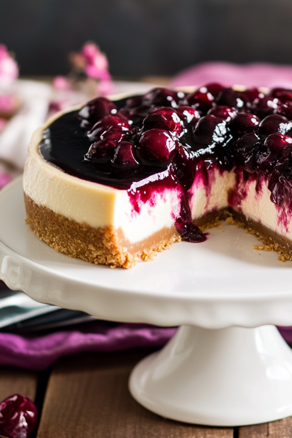 Nigella Cherry Cheesecake