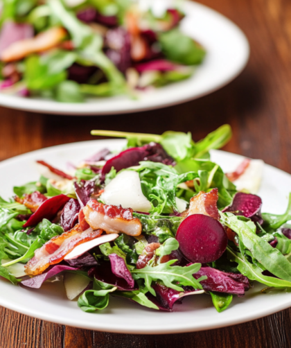 Nigella Chestnut and Pancetta Salad