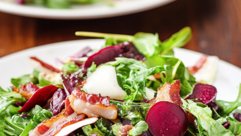 Nigella Chestnut and Pancetta Salad