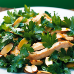 Nigella Chicken, Almond and Parsley Salad