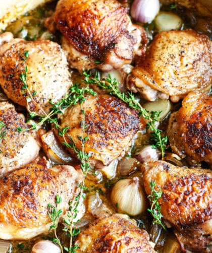 Nigella Chicken With 40 Cloves of Garlic