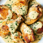 Nigella Chicken with Garlic Cream Sauce