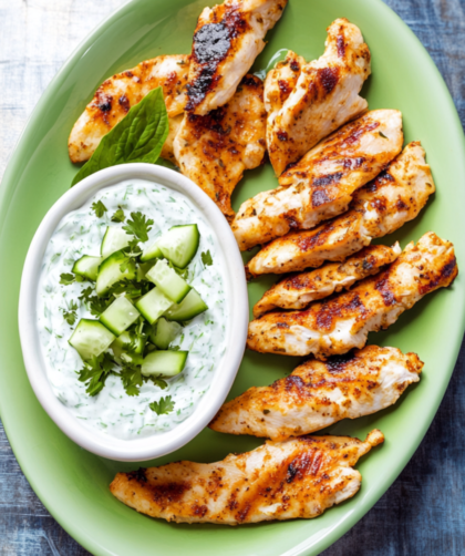 Nigella Chicken With Spring Onions, Chilli and Greek Yogurt