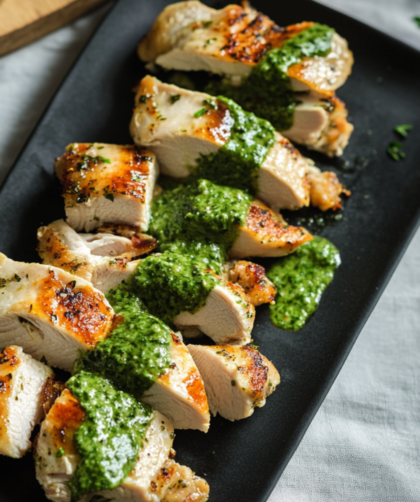 Nigella Chicken With Tarragon Salsa Verde