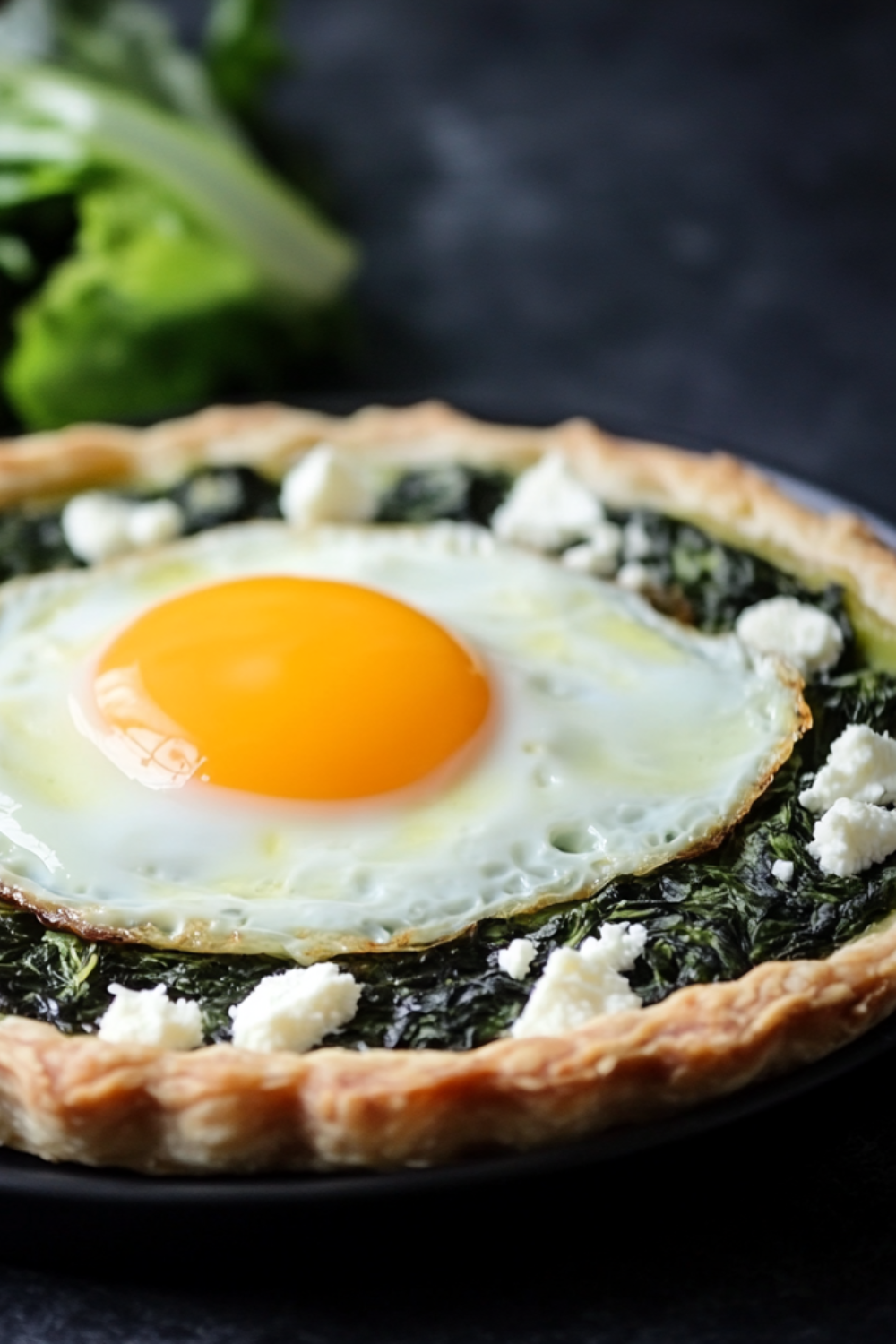 Nigella Galbani Mozzarella Egg and Spinach Tart