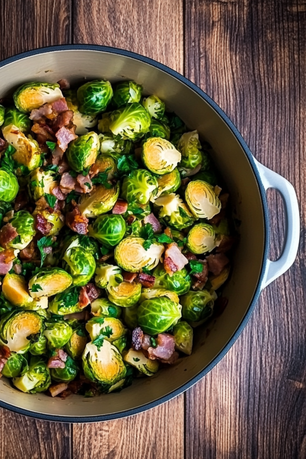 Nigella Brussels Sprouts With Chestnuts, Pancetta and Parsley