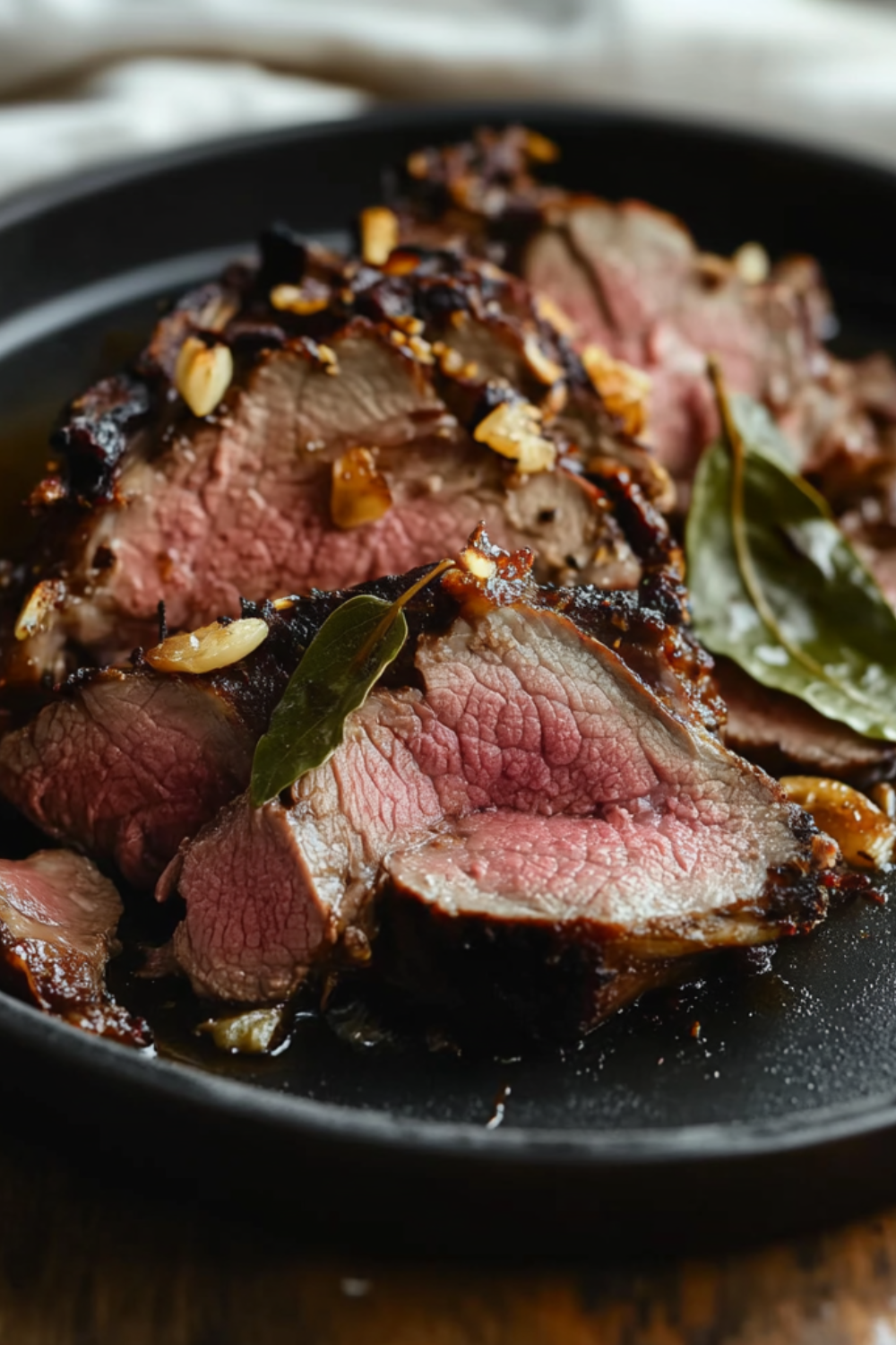 Nigella Butterflied Leg of Lamb With Bay Leaves and Balsamic Vinegar