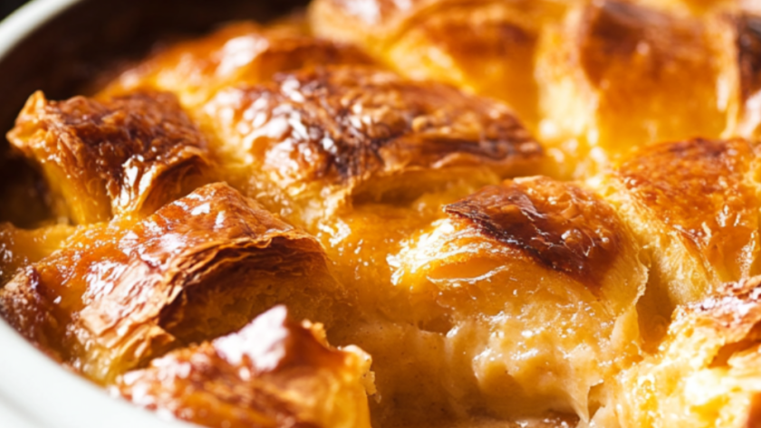 Nigella Caramel Croissant Pudding