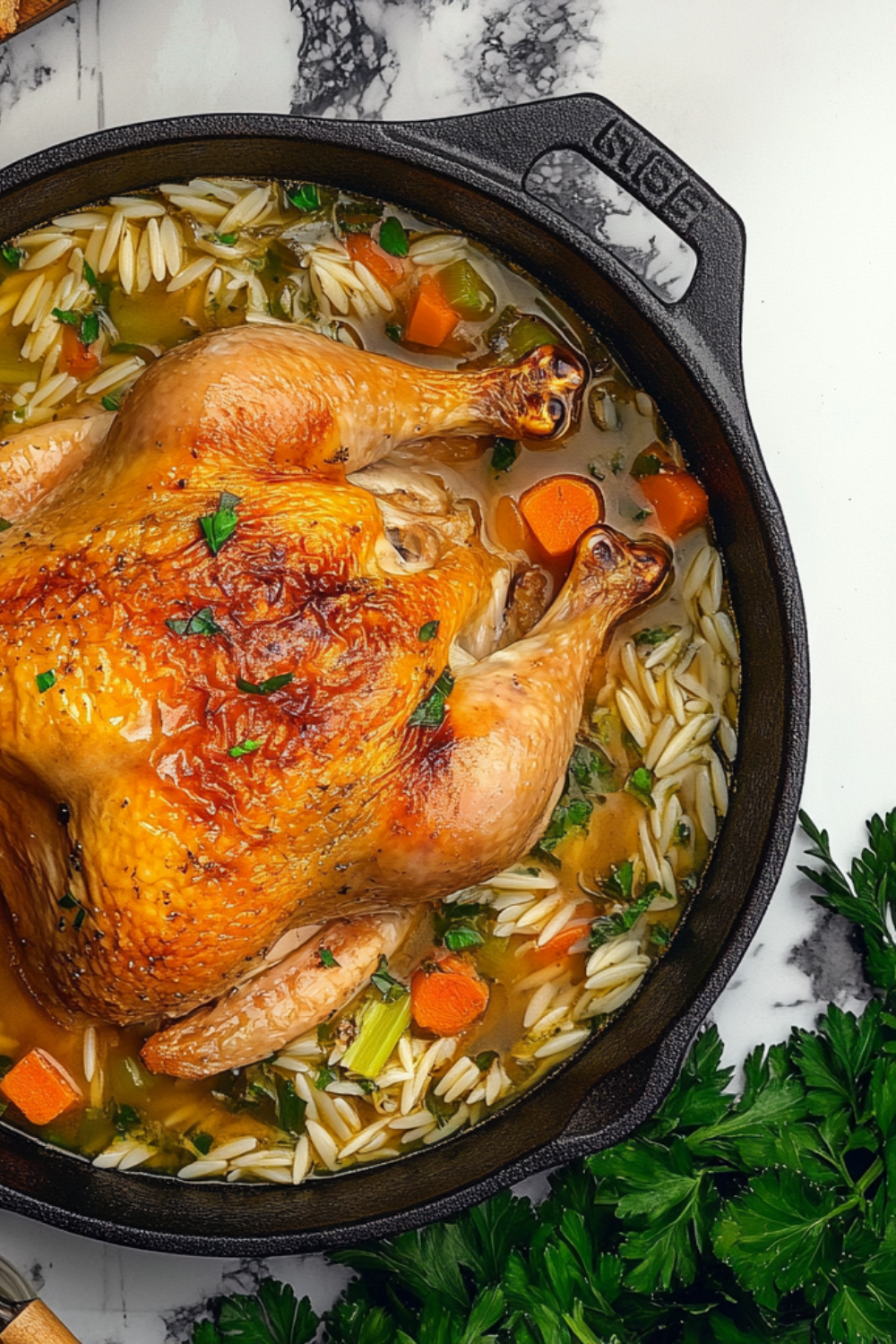 Nigella Chicken In A Pot with Lemon and Orzo