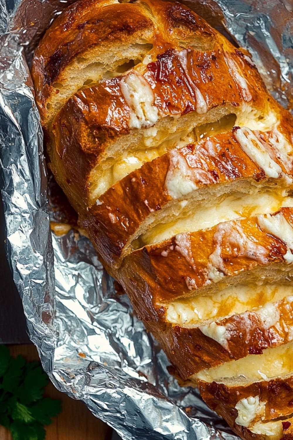 Nigella Chilli Cheese Garlic Bread