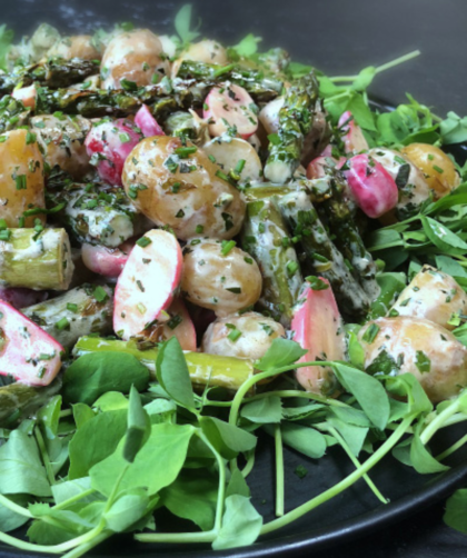 Asparagus, Radish and New Potato Salad