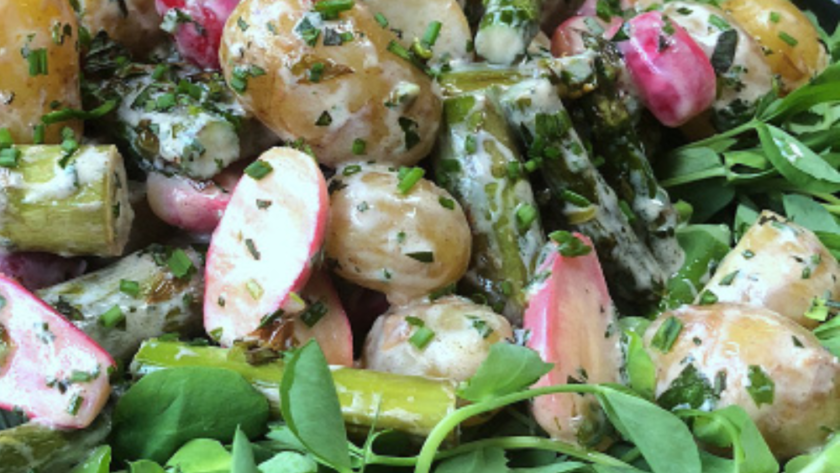 Asparagus, Radish and New Potato Salad