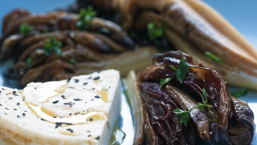 Nigella Baked Ricotta With Grilled Radicchio