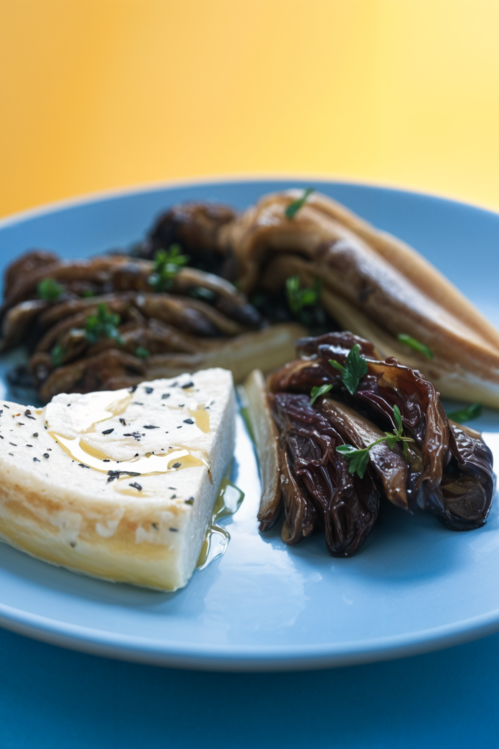 Nigella Baked Ricotta With Grilled Radicchio