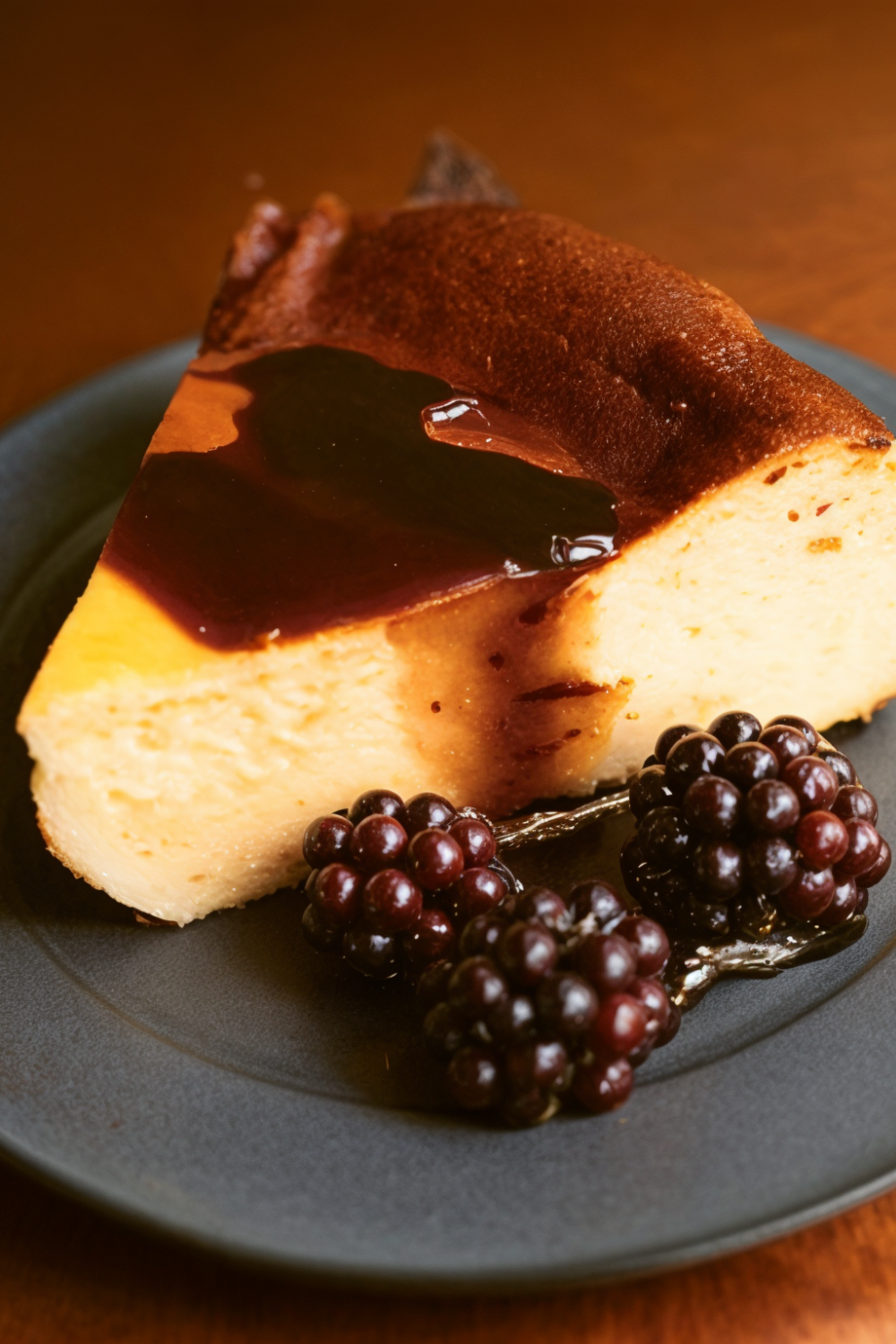 Nigella Basque Burnt Cheesecake With Liquorice Sauce