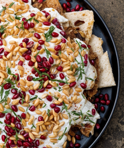 Nigella Beef and Aubergine Fatteh