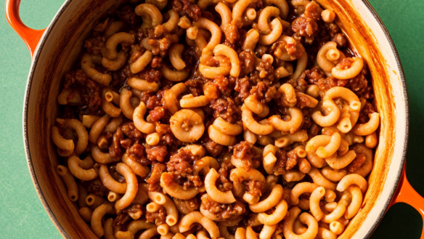 Nigella Beef and Beans With Pasta