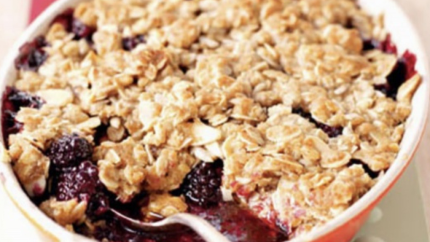 Nigella Blackberry Crisp