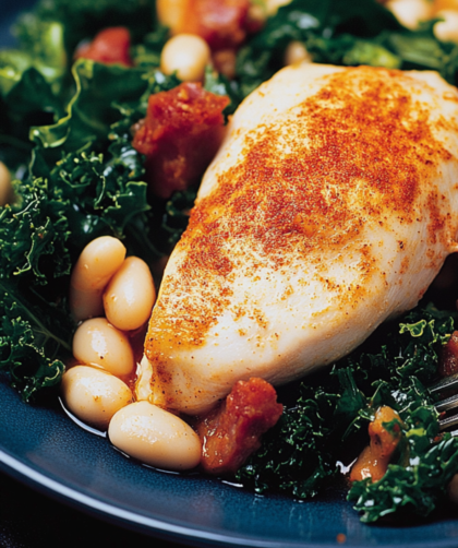 Nigella Chicken With Chorizo and Cannellini Beans