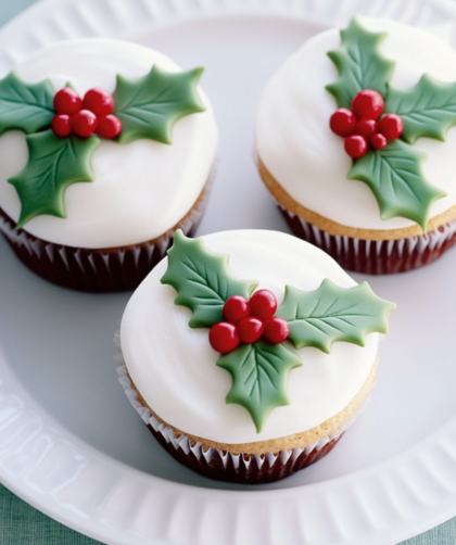 Nigella Christmas Cupcakes