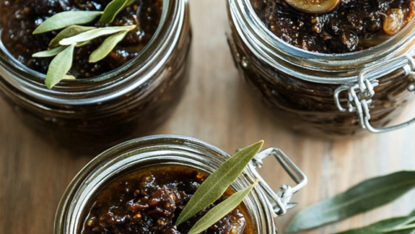 Nigella Fig and Olive Chutney