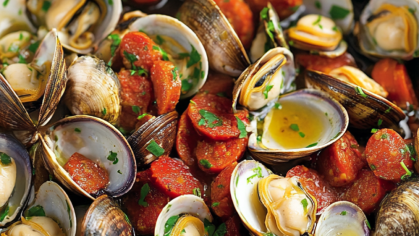 Nigella Clams With Chorizo