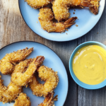 Nigella Coconut Shrimp with Turmeric Yogurt