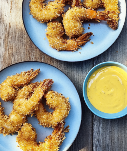 Nigella Coconut Shrimp with Turmeric Yogurt