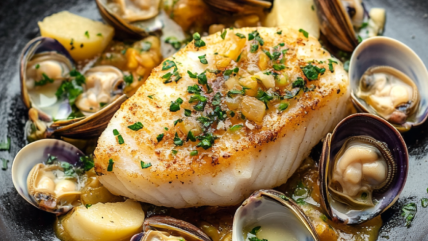 Nigella Cod With Clams