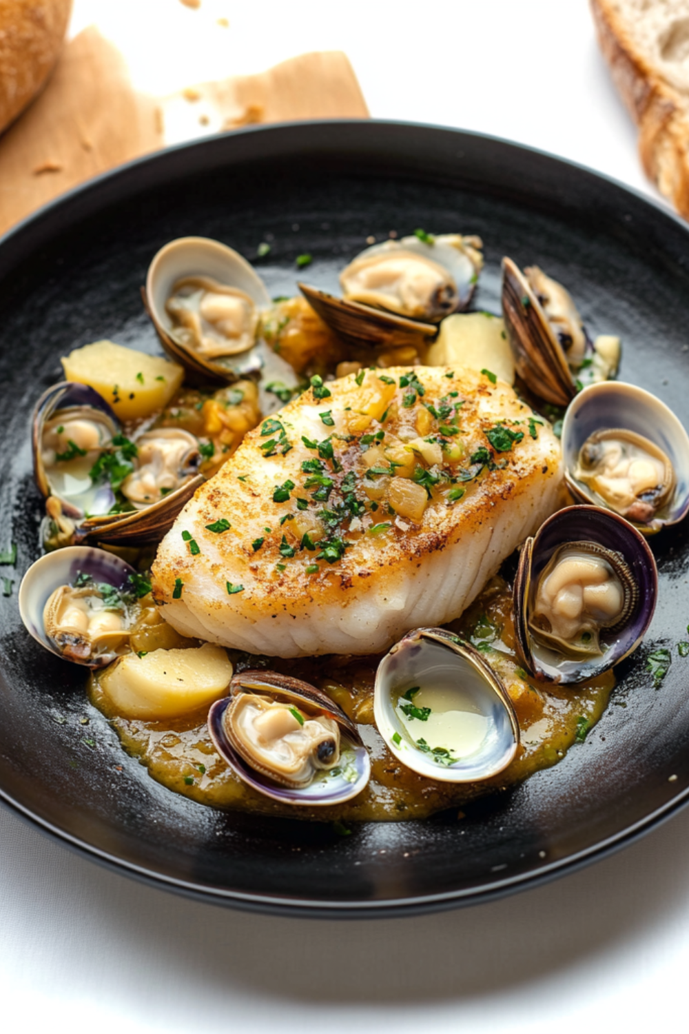 Nigella Cod With Clams