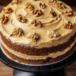 Nigella Coffee and Walnut Layer Cake