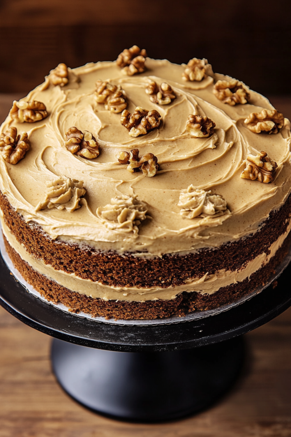 Nigella Coffee and Walnut Layer Cake