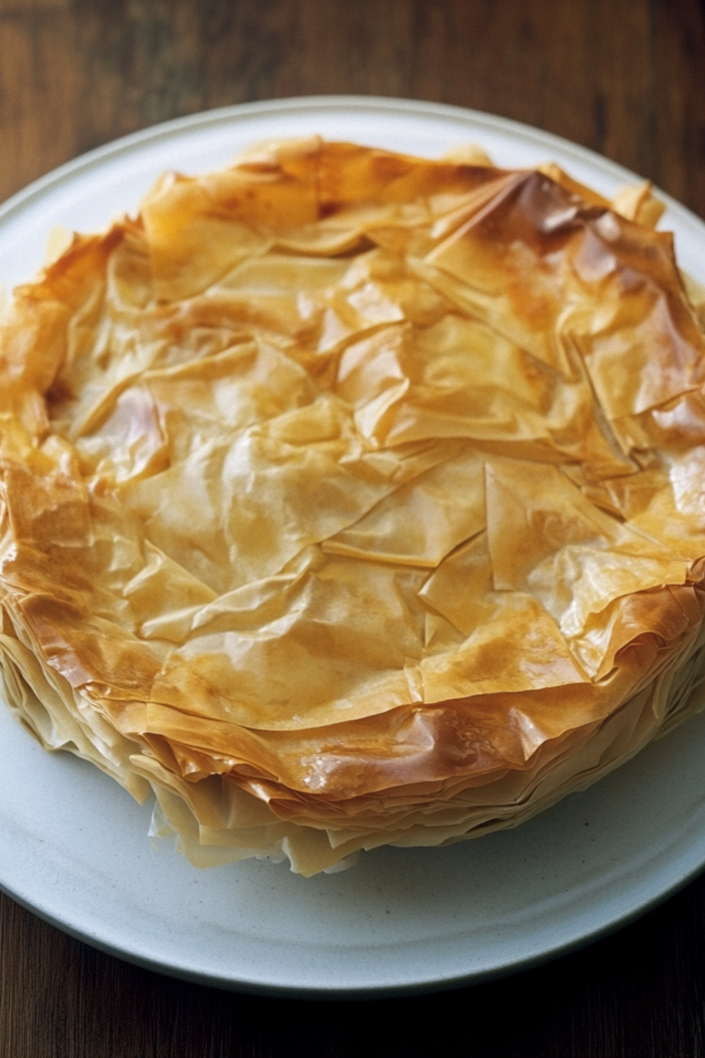 Nigella Courgette and Chick Pea Filo Pie