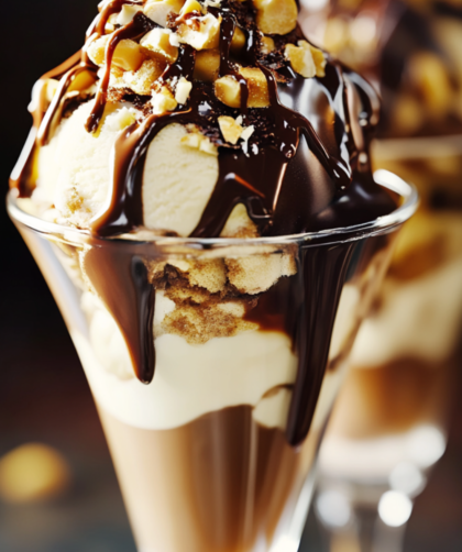 Nigella Chocolate Peanut Butter Fudge Sundae