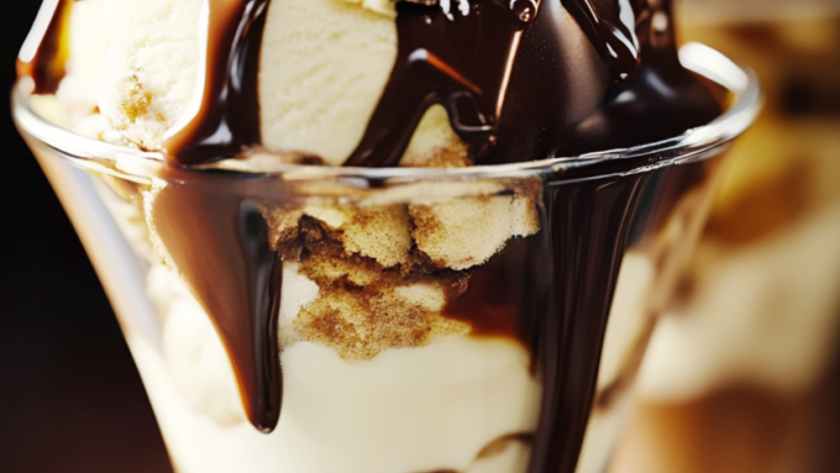 Nigella Chocolate Peanut Butter Fudge Sundae