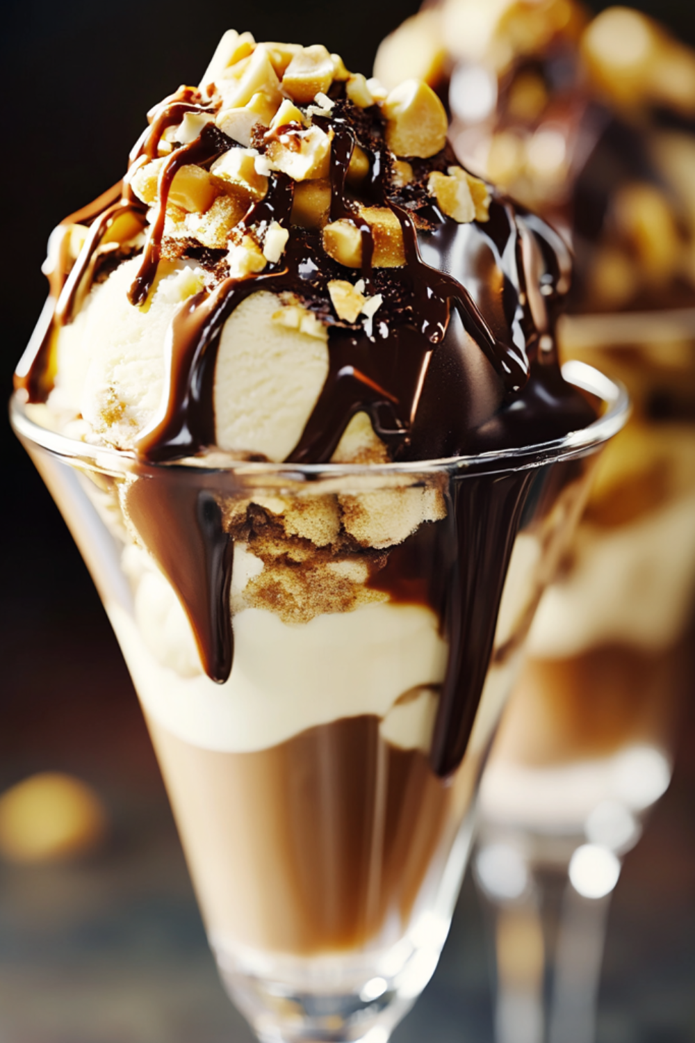 Nigella Chocolate Peanut Butter Fudge Sundae