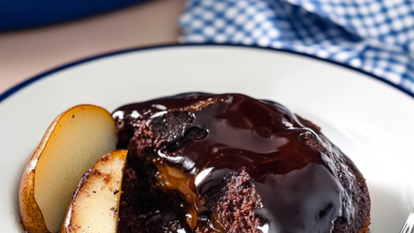 Nigella Chocolate Pear Pudding