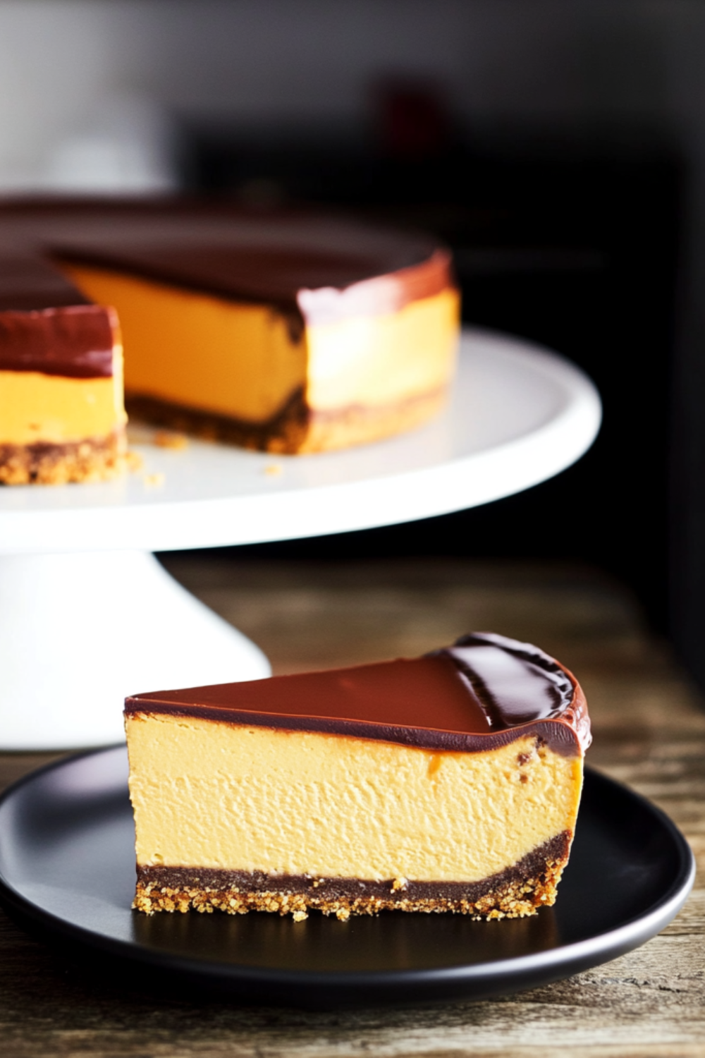 Nigella Chocolate Peanut Butter Cheesecake