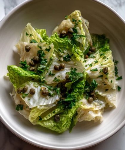 Nigella Crisp Green Salad with Parsley and Capers Recipe